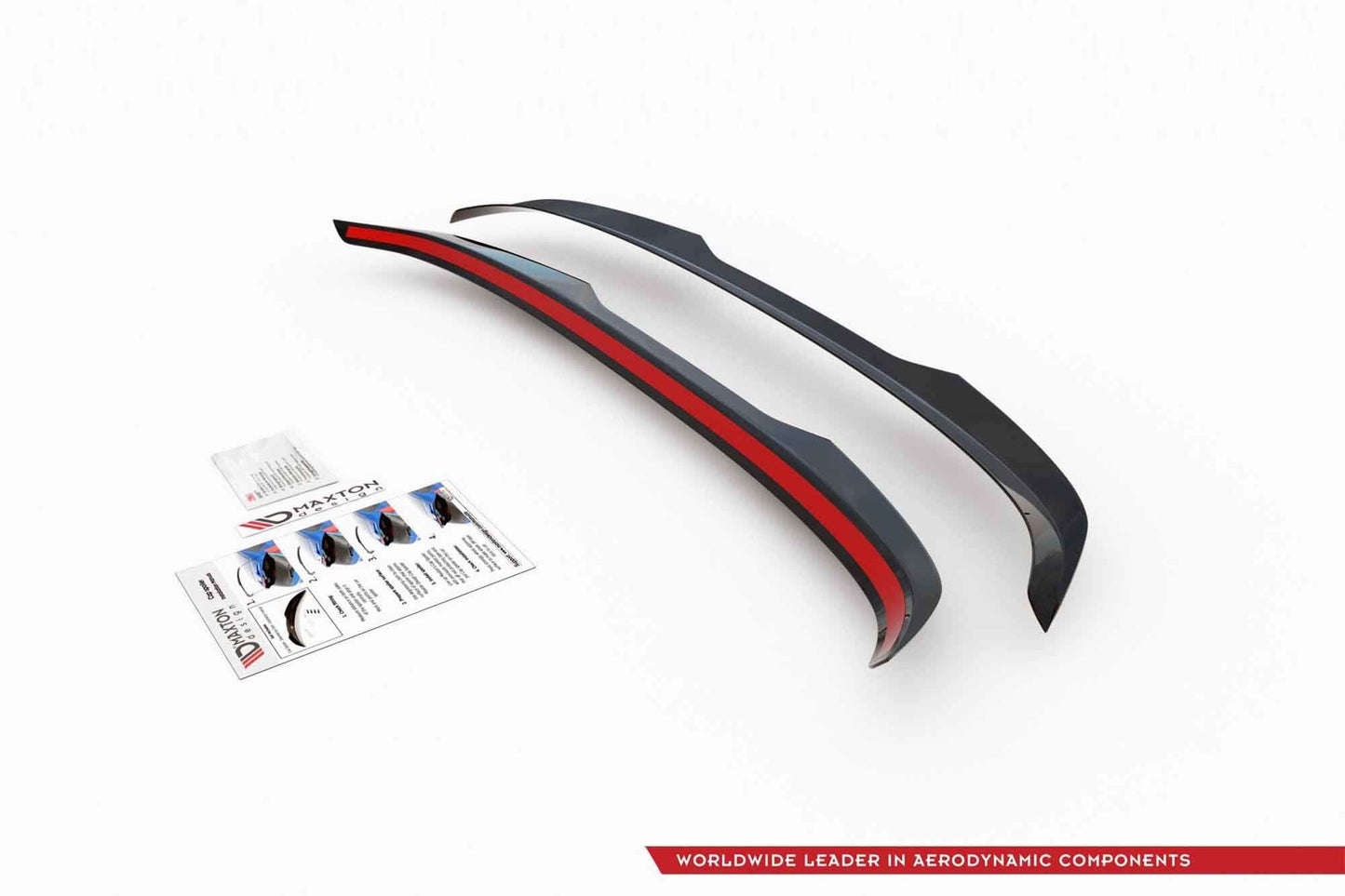 Spoiler portbagaj Maxton Design versiunea 2 pentru Hyundai i30 N hatchback (2017-), negru mat