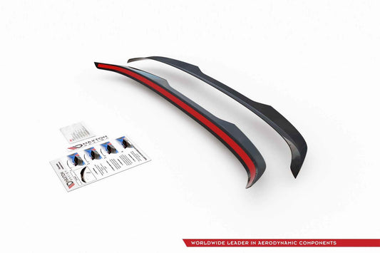Spoiler portbagaj Maxton Design versiunea 2 pentru Hyundai i30 N hatchback (2017-), negru mat