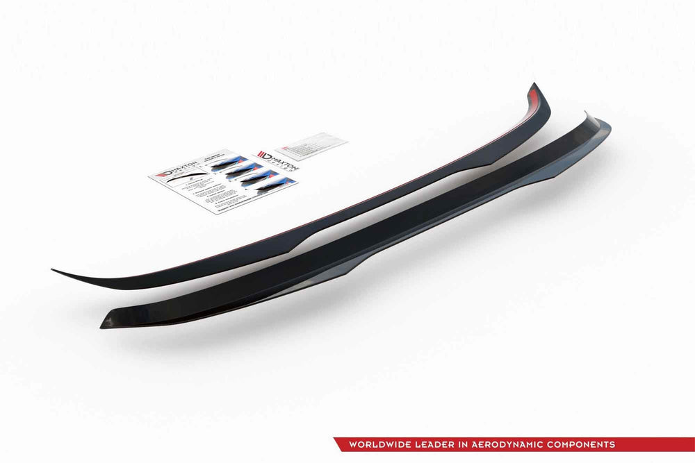 Spoiler portbagaj Maxton Design versiunea 2 pentru Hyundai i30 N hatchback (2017-), negru mat