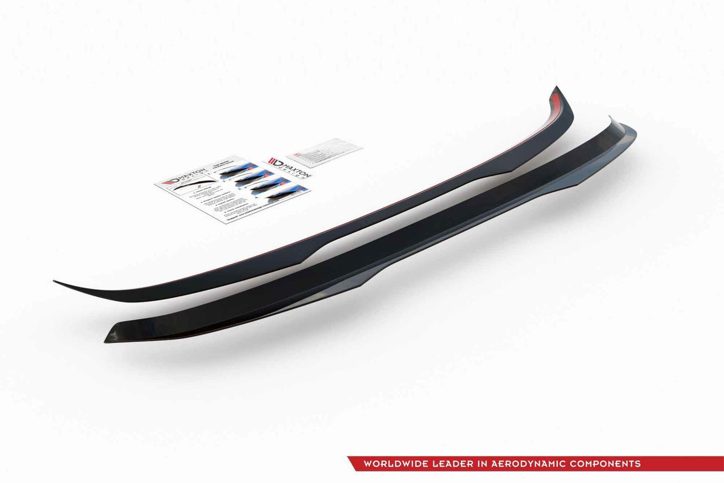 Spoiler portbagaj Maxton Design versiunea 2 pentru Hyundai i30 N hatchback (2017-), negru mat
