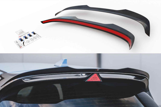 Spoiler portbagaj Maxton Design versiunea 2 pentru Hyundai i30 N hatchback (2017-), culoare carbon