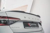 Spoiler Maxton Design versiunea 2 pentru portbagajul Skoda Superb (2015-2019), Superb (după 2019), hatchback, culoare carbon