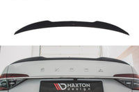 Maxton Design Spoiler V2 pentru portbagaj Skoda Superb III (2015-2019) și Superb după 2019, hatchback, negru mat