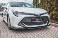 Spoiler bara fata Maxton Design V2 pentru Toyota Corolla hatchback, touring (din 2019), negru lucios