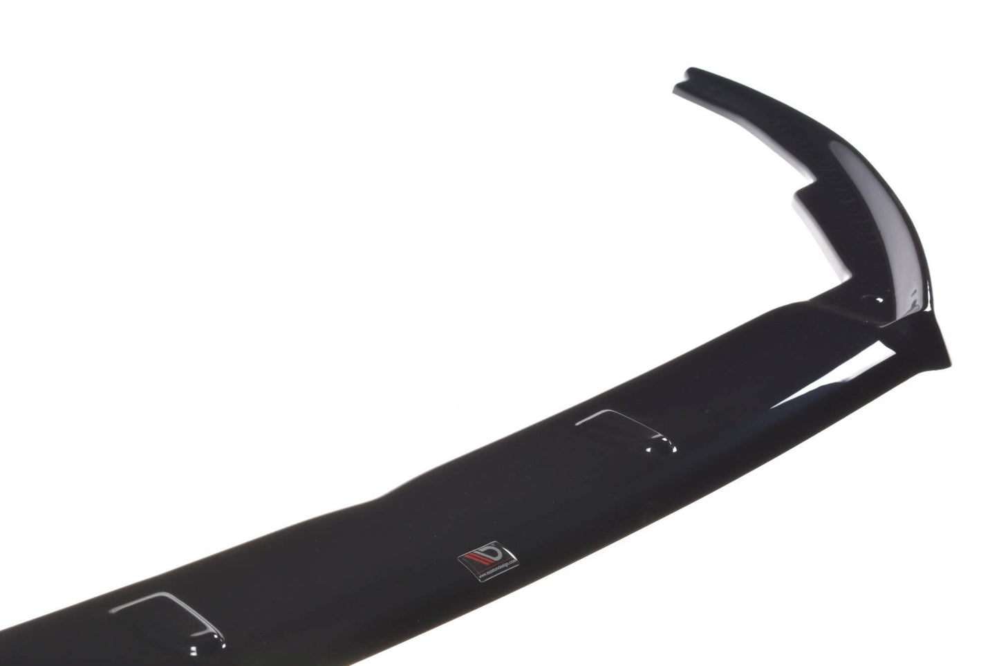 Splitter Maxton Design versiunea 2 pentru bara față ST/ST-Line a Ford Focus (2018-), negru mat