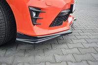 Spoiler Maxton Design versiunea 2 pentru bara față standard Toyota GT86 (2017+), negru mat