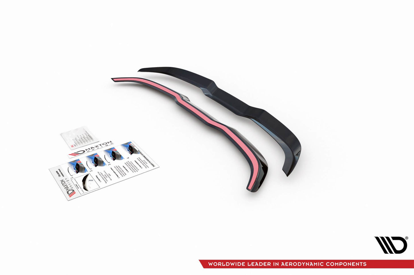 Spoiler Maxton Design versiunea 2 tip ST pentru portbagajul Ford Focus hatchback (dupa 2019), negru lucios