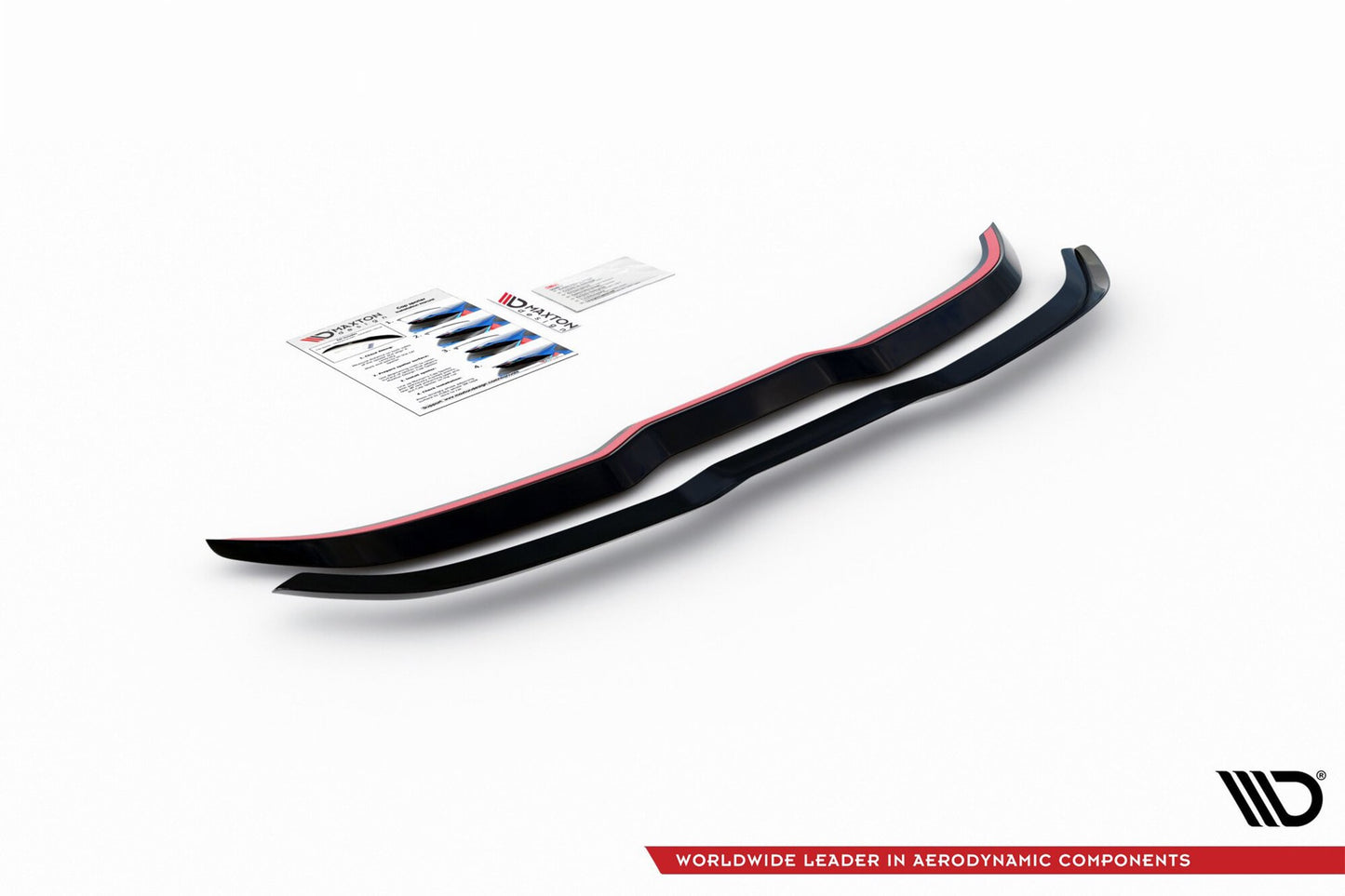 Spoiler Maxton Design versiunea 2 tip ST pentru portbagajul Ford Focus hatchback (dupa 2019), negru lucios