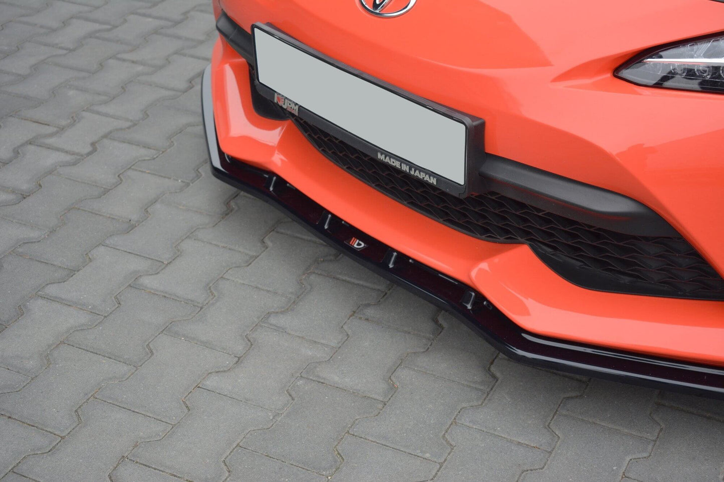 Spoiler Maxton Design V3 for Toyota GT86 (2017+) standard front bumper, carbon look