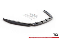 Maxton Design V4 front bumper spoiler for Skoda Octavia RS (2013-2016), gloss black