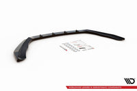Maxton Design V4 front bumper spoiler for Skoda Octavia RS (2013-2016), gloss black