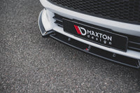 Spoiler Maxton Design versiunea 4 pentru bara fata ST a Ford Focus (2015-2018), negru mat