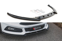 Spoiler Maxton Design versiunea 4 pentru bara fata ST a Ford Focus (2015-2018), culoare carbon