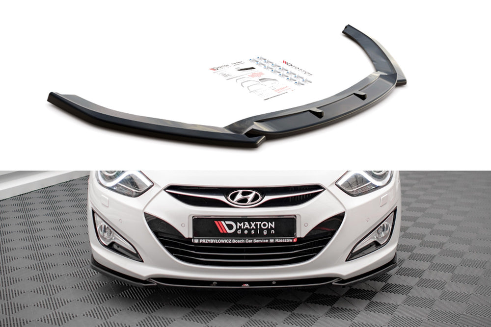 Splitter Maxton Design pentru bara fata a Hyundai i40 (2011-2014), negru mat