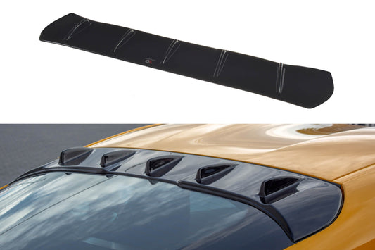 Eleron spate pe luneta Maxton Design pentru Toyota Supra (2019+), negru mat