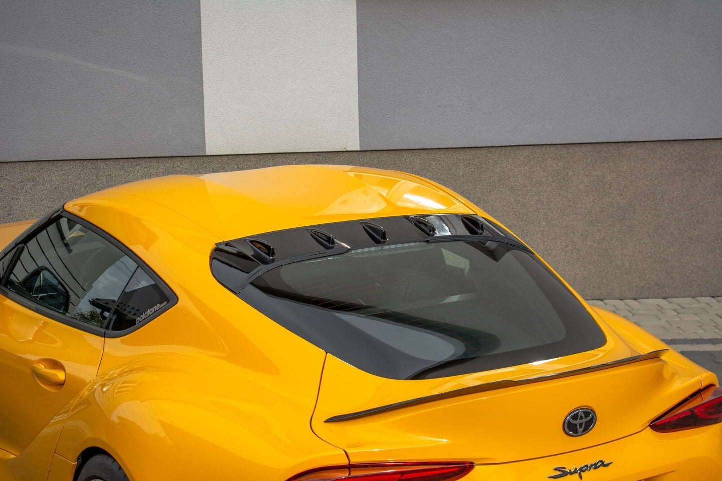 Maxton Design eleron lunetă pentru Toyota Supra (2019-), culoare carbon