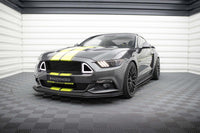 Maxton Design spoiler bara fata Street Pro pentru Ford Mustang GT (2014-2017), negru mat