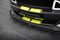 Maxton Design spoiler bara fata Street Pro pentru Ford Mustang GT (2014-2017), negru mat