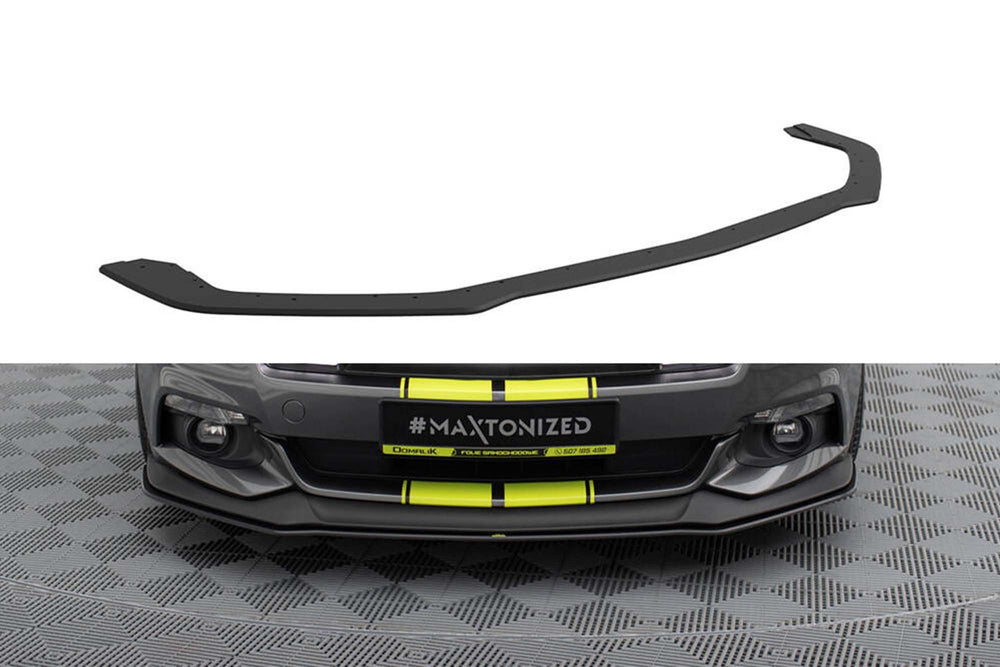 Maxton Design spoiler bara fata Street Pro pentru Ford Mustang GT (2014-2017), negru mat