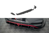 Splitter Maxton Design Street Pro pentru bara fata a Hyundai i30 Fastback N-Line (2020-), negru mat