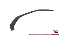 Splitter Maxton Design Street Pro pentru bara fata a Hyundai Veloster N (2018-2022), negru mat