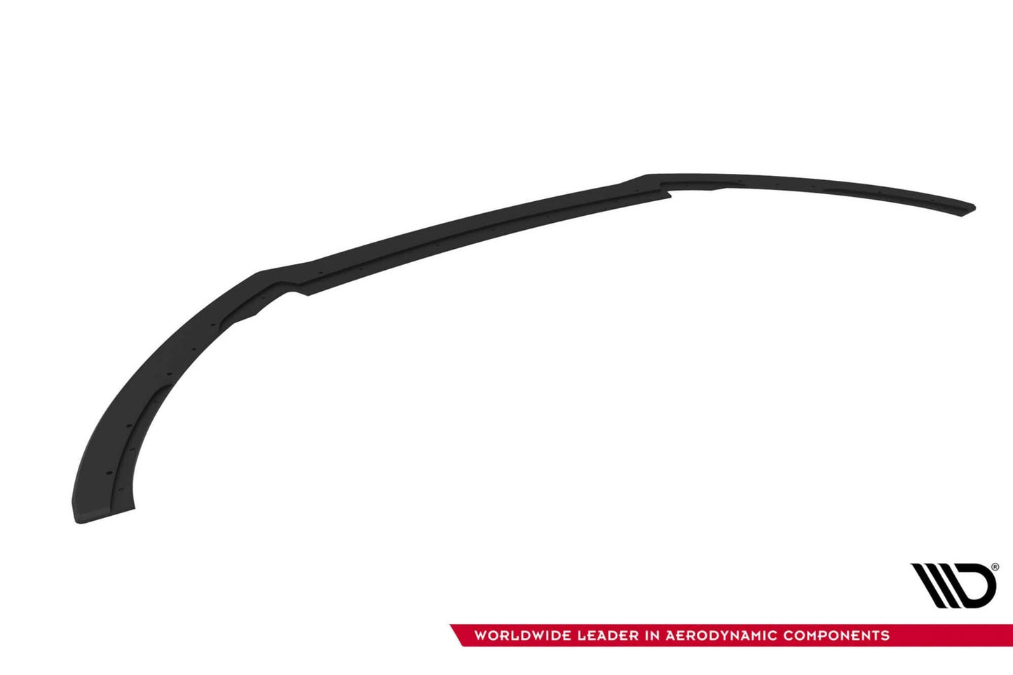 Splitter Maxton Design tip Street Pro, pentru bara fata ST a Ford Focus (2015-2018), negru mat