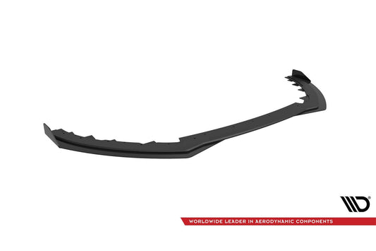 Spoiler Maxton Design tip Street Pro, pentru bara fata ST a Ford Focus (2015-2018), negru mat
