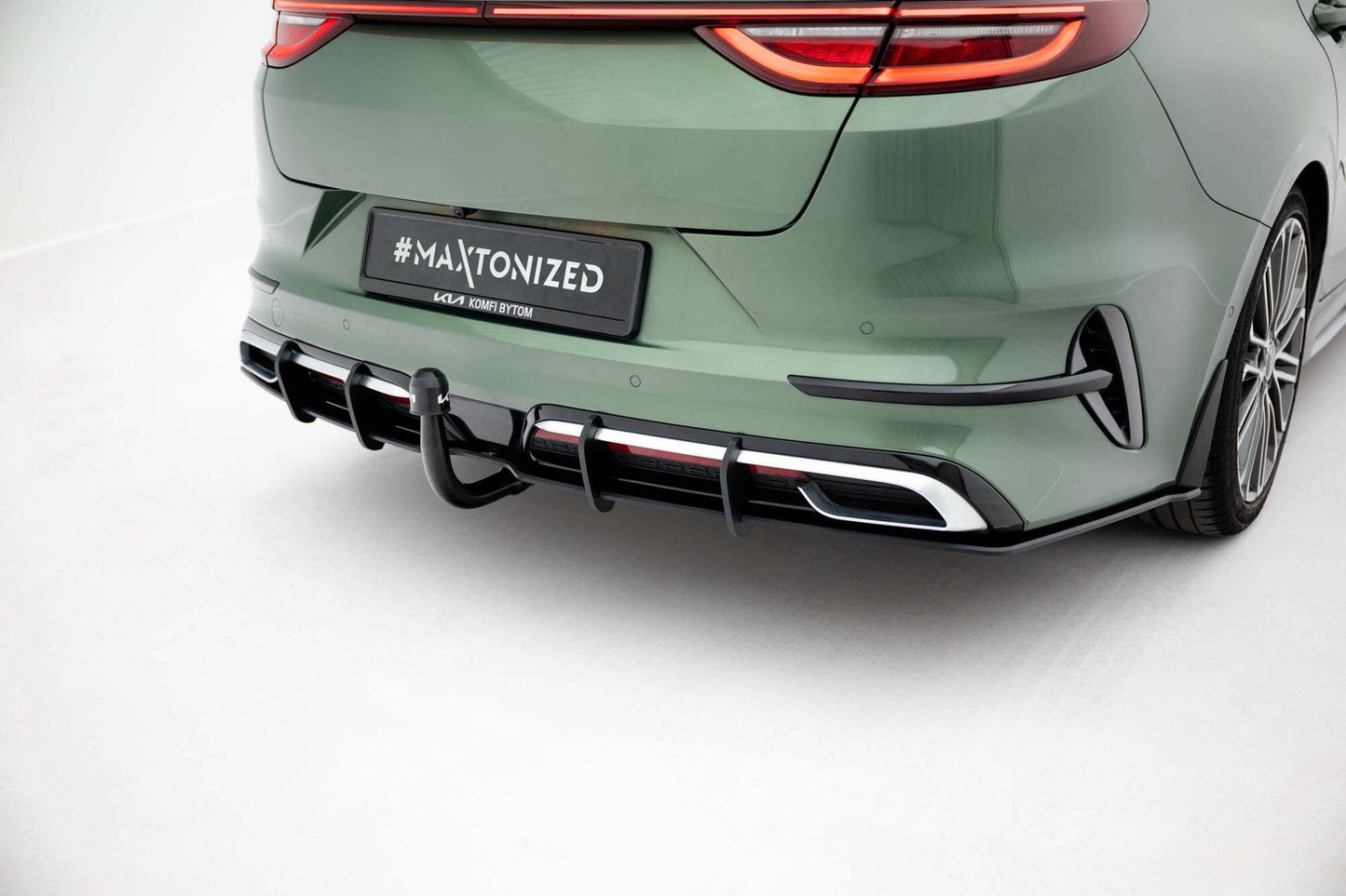 Maxton Design Street Pro spoiler bara spate pentru Kia Proceed GT-Line (2022+), negru mat