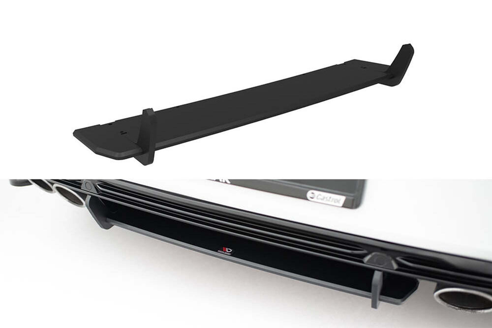 Spoiler bara spate Maxton Design Street Pro pentru Volkswagen T-Roc R (2017-2021), negru mat