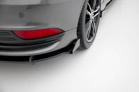 Diffuser Maxton Design tip Street Pro pentru bara spate ST a Ford Focus (2015-2018), negru mat