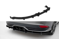 Diffuser Maxton Design tip Street Pro pentru bara spate ST a Ford Focus (2015-2018), negru mat