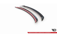Spoiler Maxton Design versiunea 1 pentru portbagajul Toyota Yaris MK4 (2019+), negru lucios
