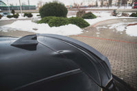 Spoiler Maxton Design versiunea 1 pentru portbagajul Toyota Yaris MK4 (2019+), negru lucios