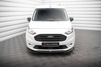 Maxton Design splitter versiunea 1 pentru bara fata Ford Transit Connect (2017-2023), negru lucios