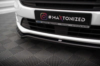 Maxton Design splitter versiunea 1 pentru bara fata Ford Transit Connect (2017-2023), negru lucios