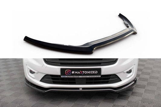 Maxton Design splitter versiunea 1 pentru bara fata Ford Transit Connect (2017-2023), negru lucios