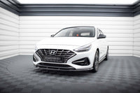 Splitter Maxton Design versiunea 1 pentru bara fata a Hyundai i30 (2020-), negru lac