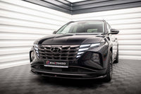 Splitter Maxton Design versiunea 1 pentru bara fata a Hyundai Tucson MK4 (2020-), culoare carbon