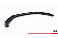 Splitter Maxton Design versiunea 1 pentru bara fata a Hyundai Veloster N (2018-2022), negru lac