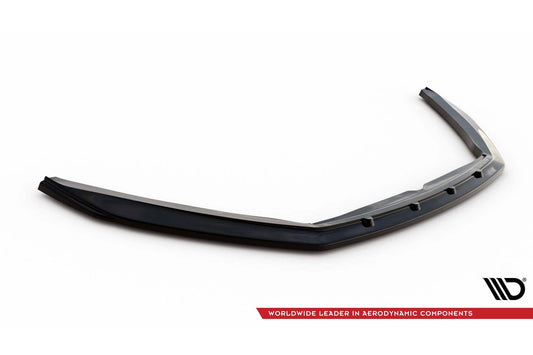 Spoiler Maxton Design versiunea 1 pentru bara fata a Jaguar F-Type Mk1 (2016-2020), lac negru