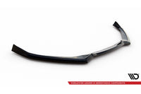 Spoiler Maxton Design versiunea 1 pentru bara fata a Jaguar XE R-Sport X760 (dupa 2015), negru lacuit