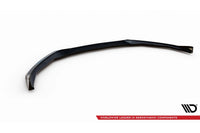 Spoiler Maxton Design versiunea 1 pentru bara fata a Jaguar XE R-Sport X760 (dupa 2015), negru lacuit