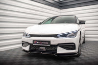 Spoiler față versiunea 1 Maxton Design pentru Kia EV6 GT-Line MK1 (2021-), negru lucios