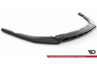 Maxton Design spoiler bară față versiunea 1 pentru Kia Optima Mk4 (2018-2020), negru lucios
