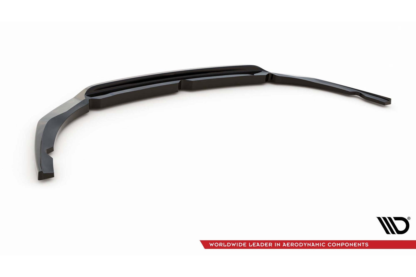 Maxton Design spoiler bară față versiunea 1 pentru Kia Optima Mk4 (2018-2020), negru lucios