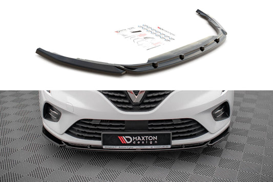 Maxton Design splitter versiunea 1 pentru bara fata Renault Clio (2019+), culoare carbon