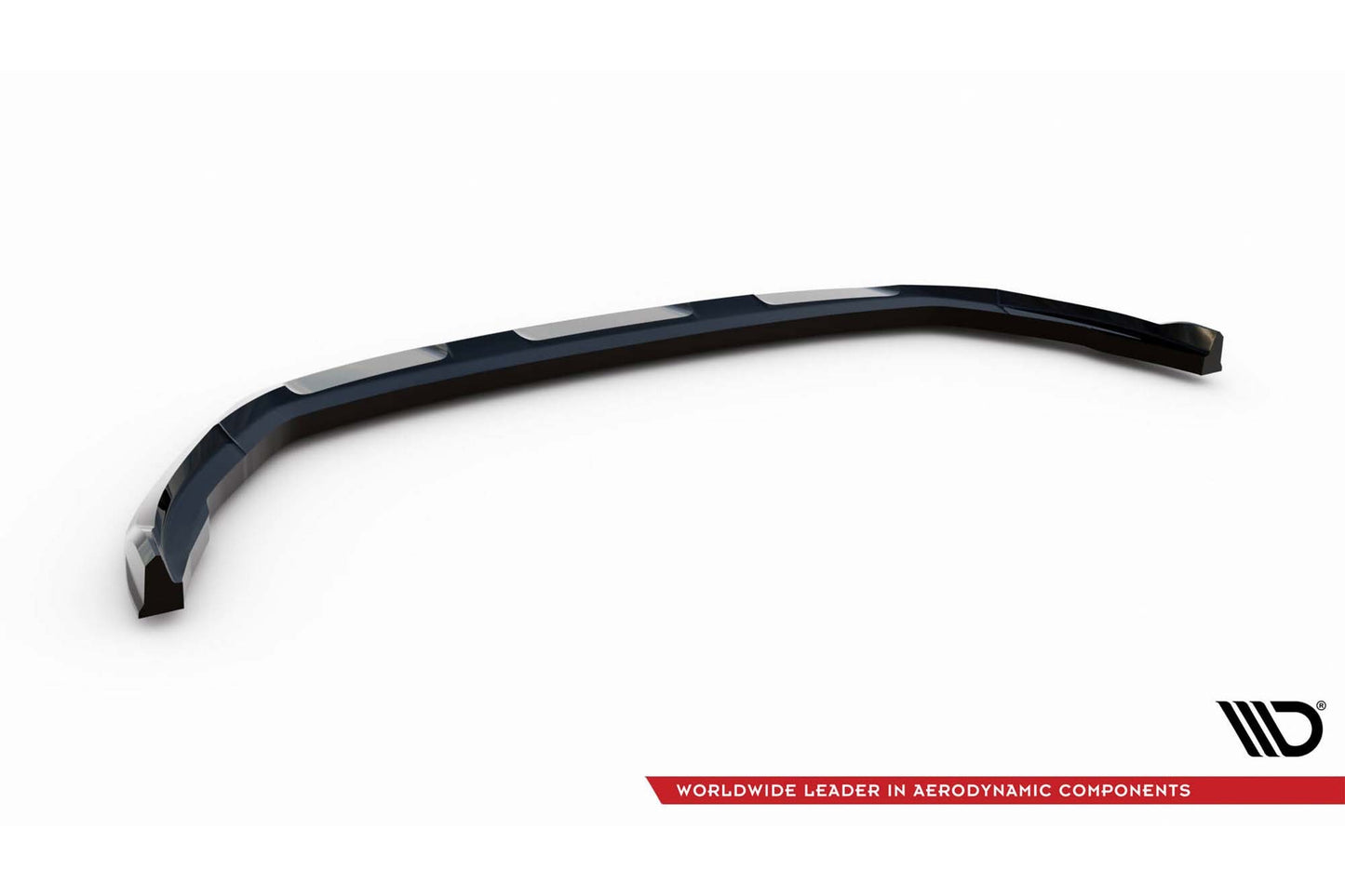 Spoiler Maxton Design versiunea 1 pentru bara față a Skoda Kamiq Monte Carlo (după 2023), lac negru