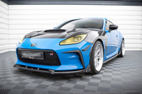 Spoiler Maxton Design versiunea 1 pentru bara față Toyota GR86 (după 2021), negru lucios