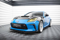Spoiler pentru bara față Maxton Design versiunea 1 pentru Toyota GR86 (după 2021), negru mat