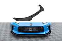 Spoiler pentru bara față Maxton Design versiunea 1 pentru Toyota GR86 (după 2021), negru mat